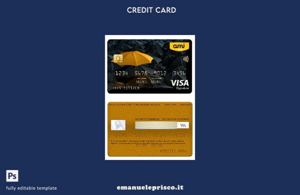 stile verificato Modello di carta con firma del visto bancario neozelandese Ami 